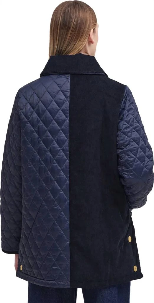 Barbour Reeth Quilt Womens Jacket In Blue 2