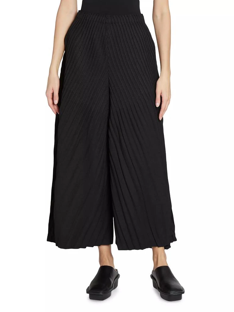 Issey Miyake Linen-Like Pleated Pants 3