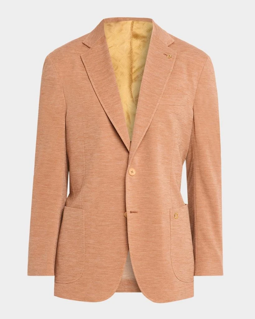 Stefano Ricci Men
s Wool Jersey Knit Single-Breasted Blazer