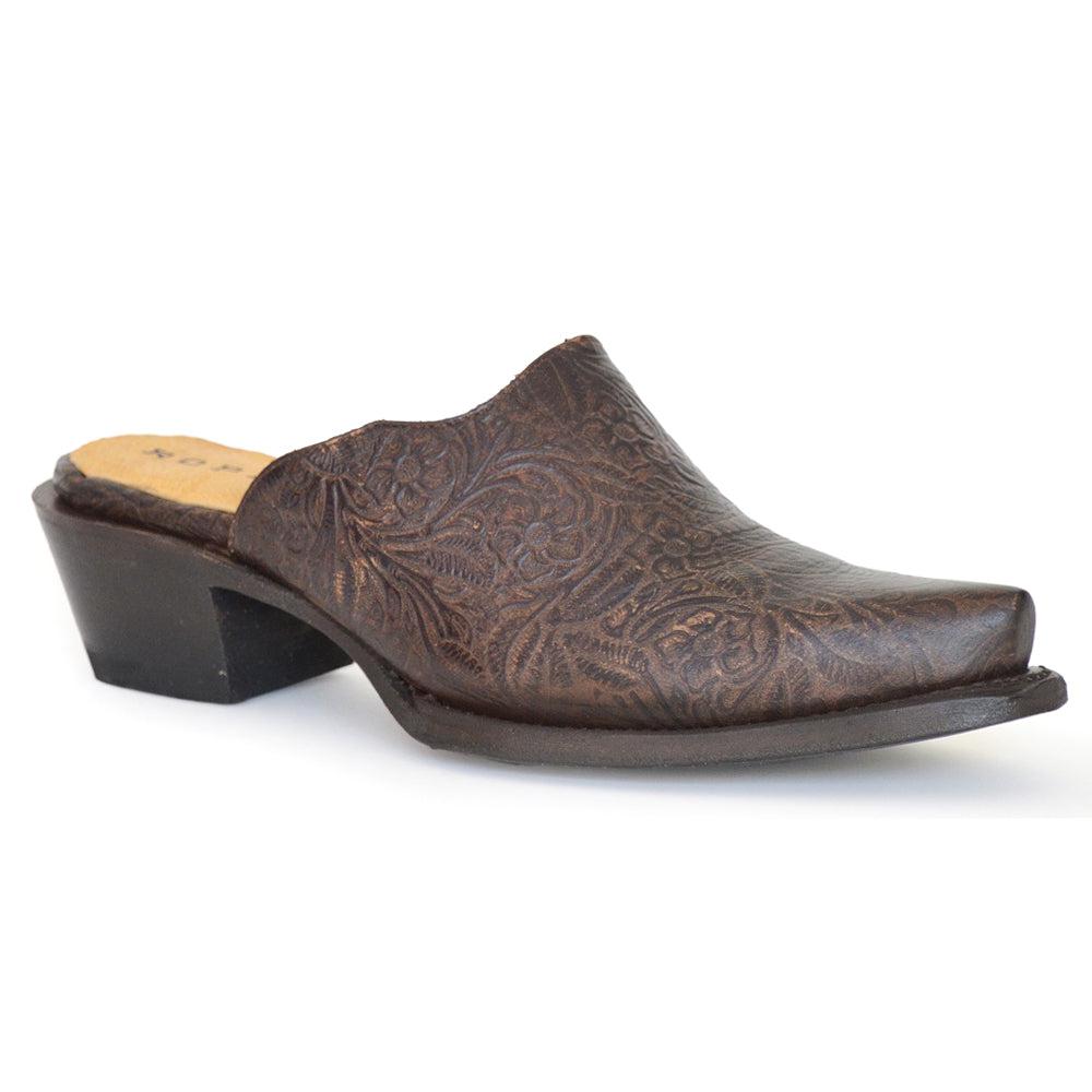 Roper Mary Floral Embossed Mule