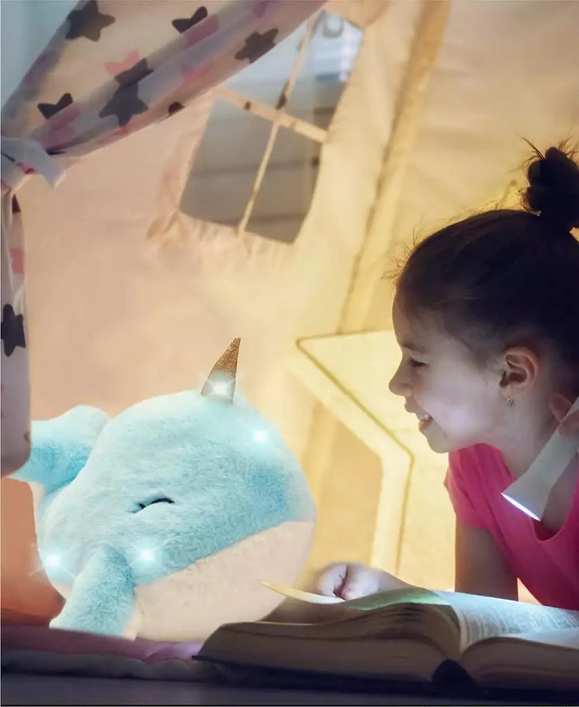 Geoffrey's Toy Box 12" Narwhal Plush with LED Lights and Sound, Created for Macy's 2