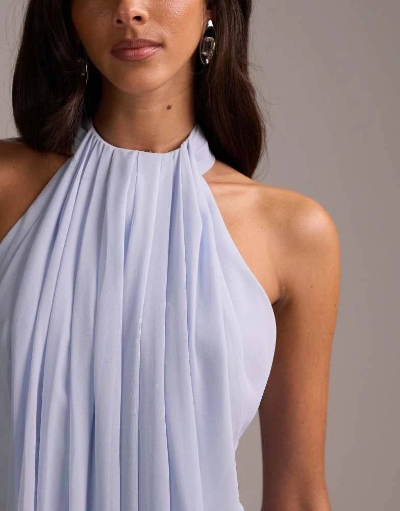 asos blue backless dress - Dusky Blue
