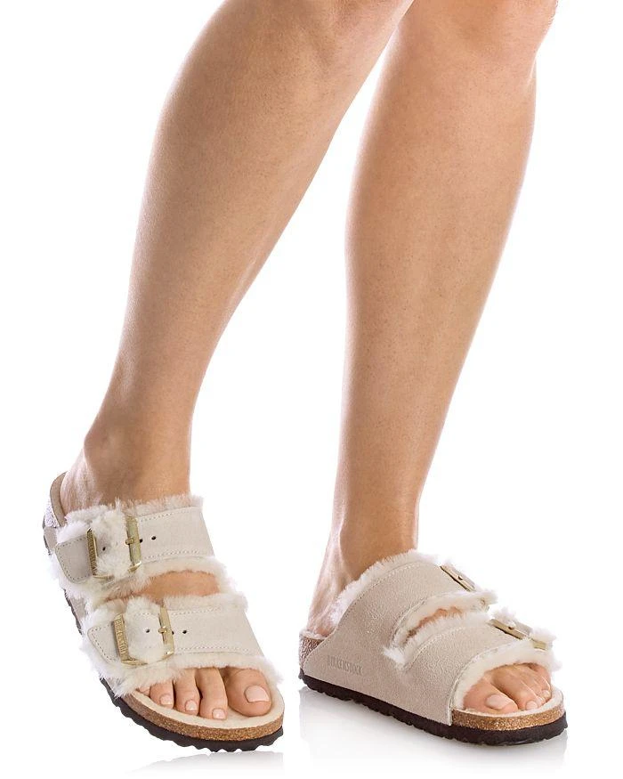 Birkenstock Women's Arizona Shearling Slide Sandals