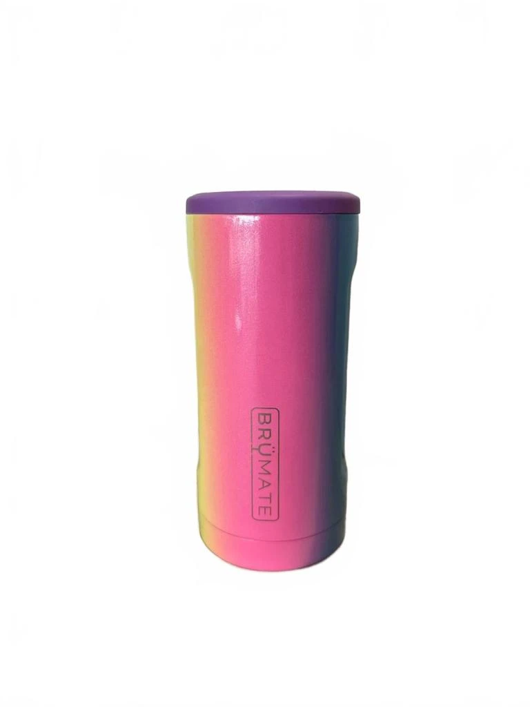 BRUMATE Hopsulator Slim 12Oz Can Cooler In Glitter Rainbow 2