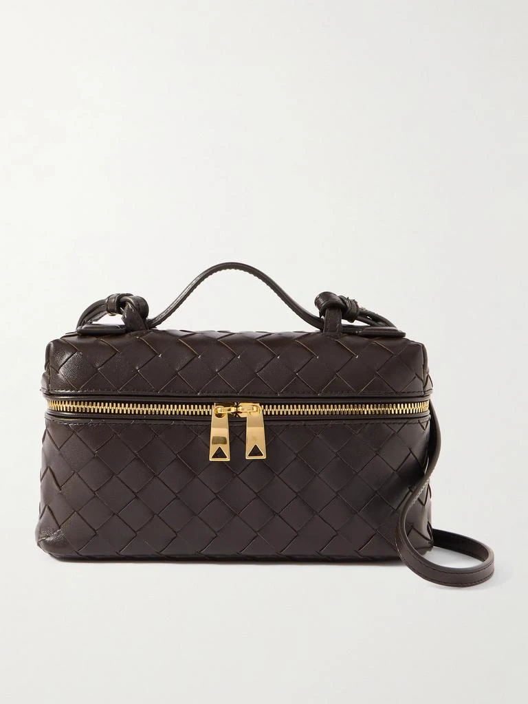 Bottega Veneta Bang Bang Vanity Intrecciato 迷你皮革手提包 1