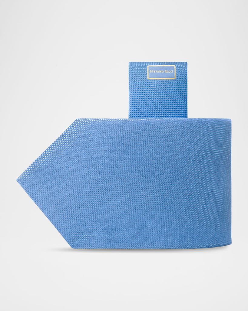 Stefano Ricci Men's Micro-Jacquard Wool and Silk Tie