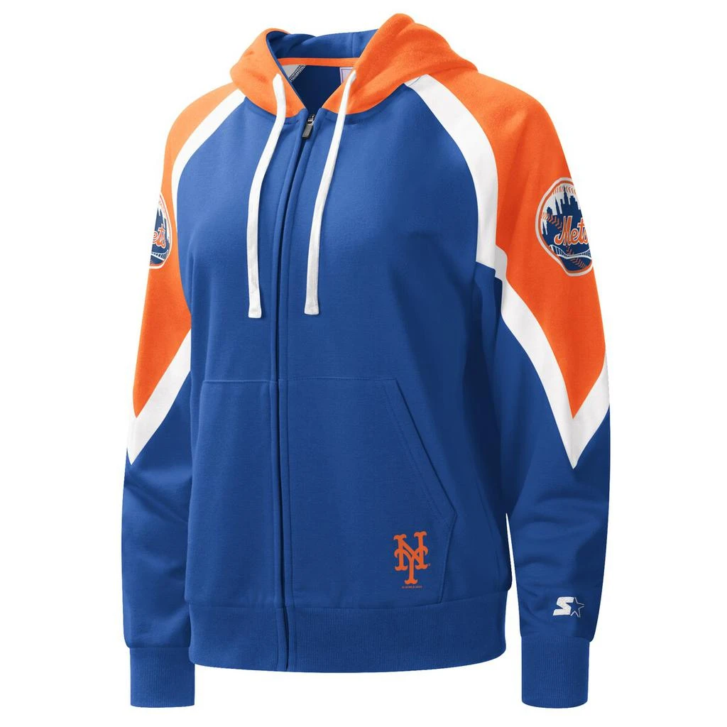 Starter Starter Mets Hail Mary Full-Zip Hoodie - Women's 1