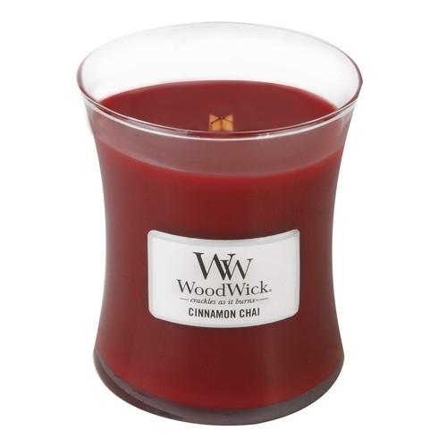 Woodwick WoodWick - Cinnamon Chai Medium Hourglass Jar Candle