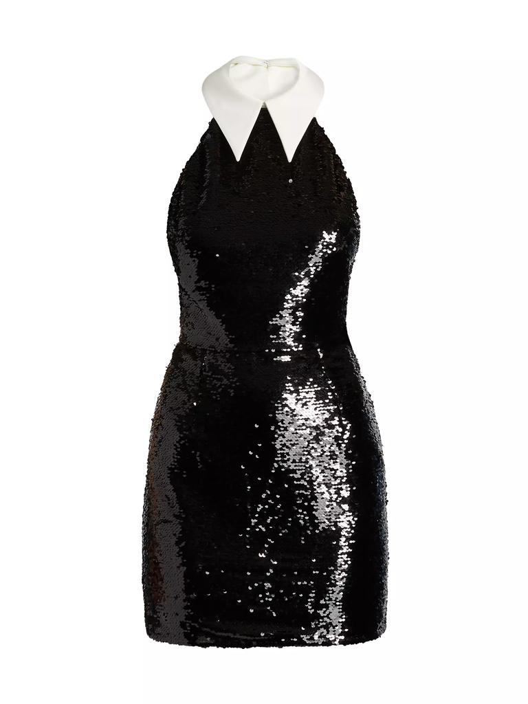 BRONX AND BANCO Wednesday Sequined Halterneck Minidress