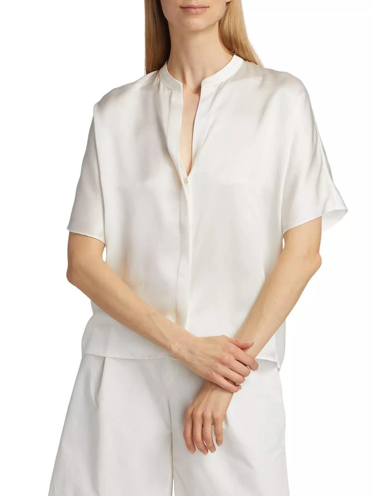 Vince Silk Dolman-Sleeve Blouse 3