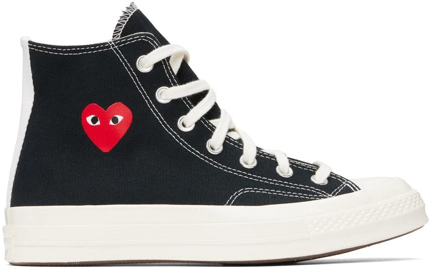 Comme des Garcons Black Converse Edition Chuck 70 Small Heart Sneakers 1