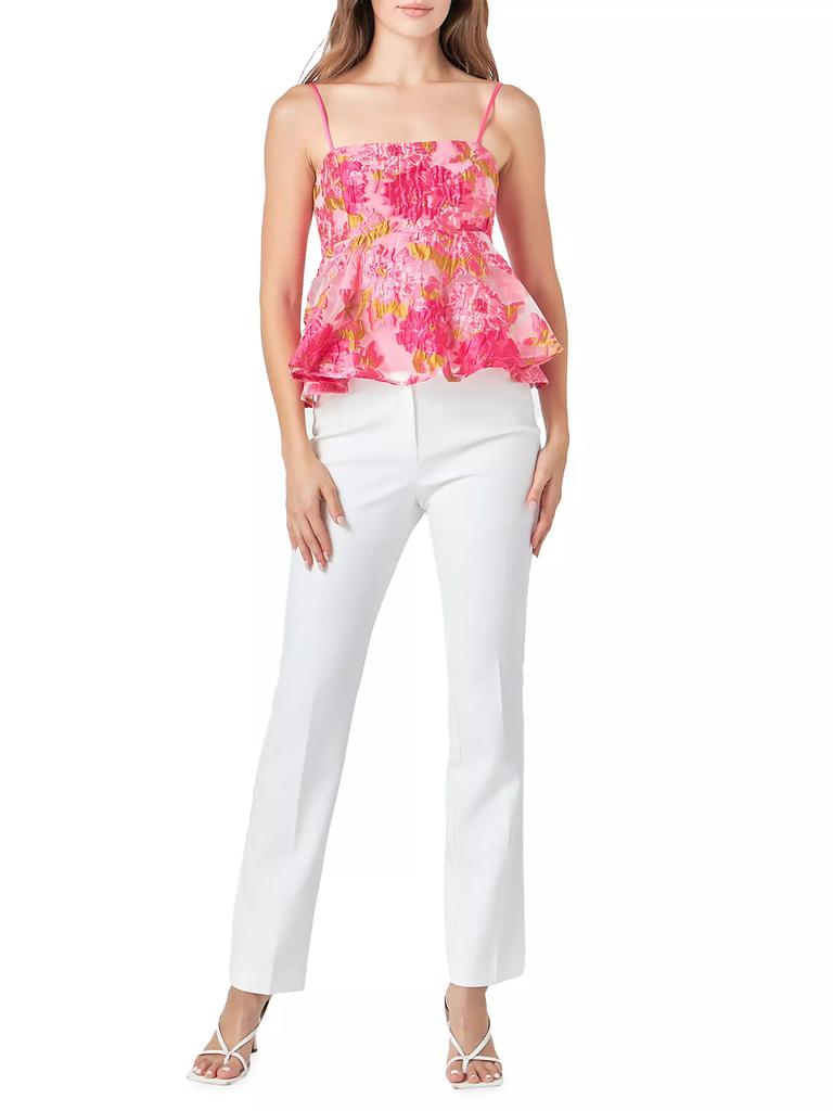 Endless Rose Organza Floral Top