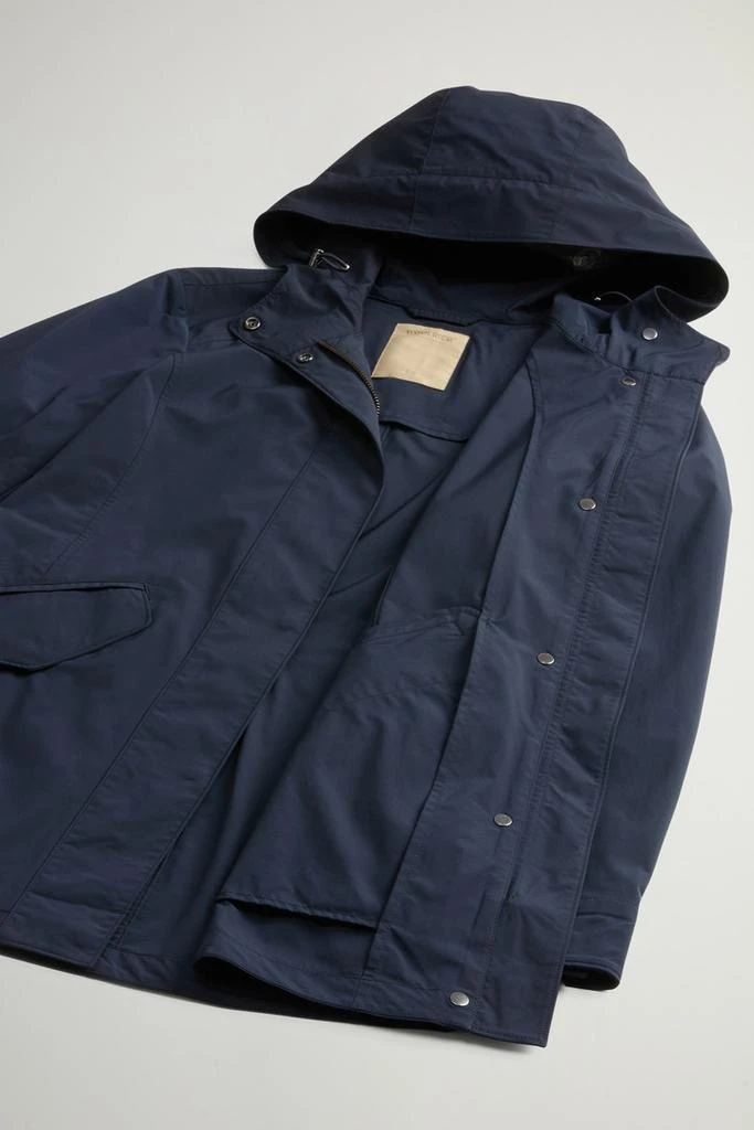 Woolrich Summer Parka in Urban Touch - Women - Blue 8