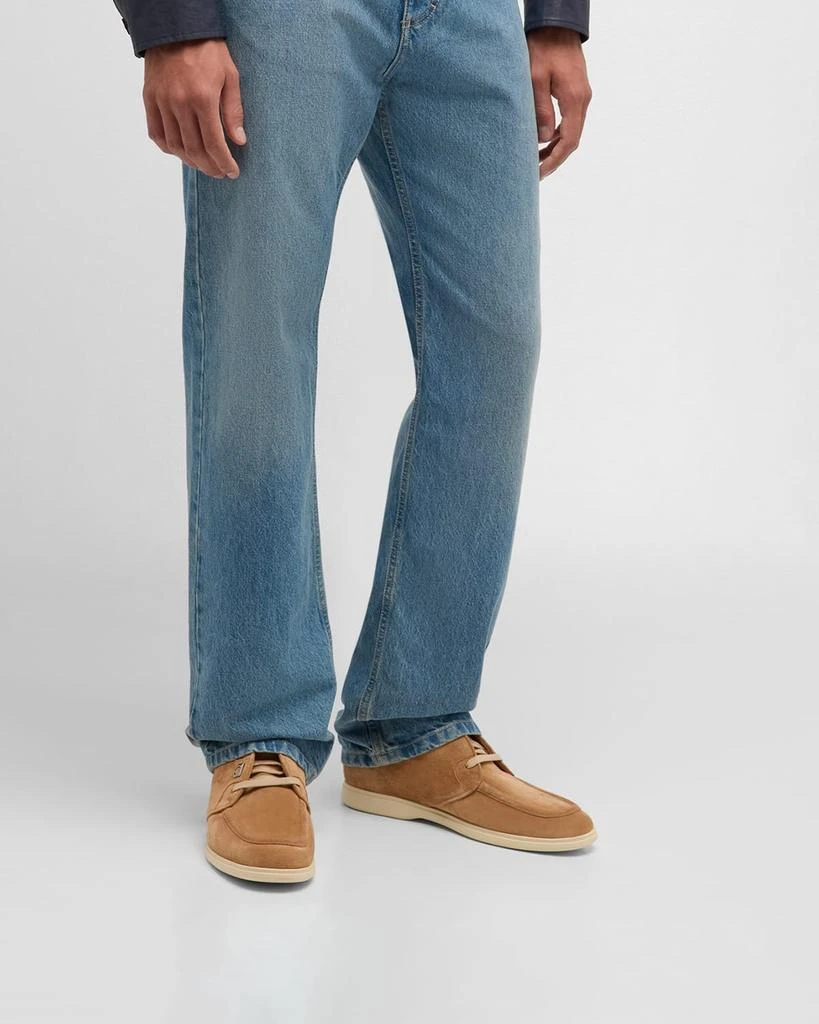 Salvatore Ferragamo Men's Cervia Gancio Suede Chukka Boots 2