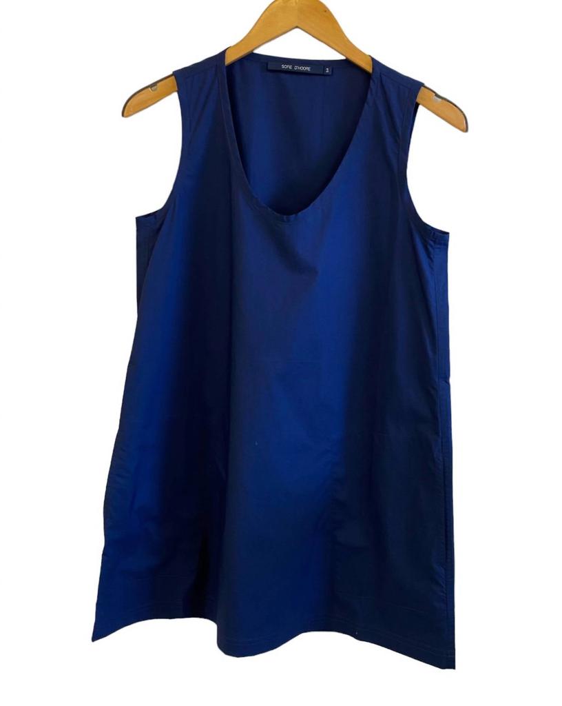 SOFIE D'HOORE WOMEN'S SLEEVELESS TOP WITH POCKETS