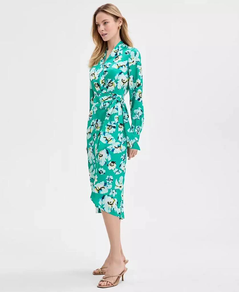 INC International Women's Floral-Print Wrap Dress, Exclusively at Macy's 4