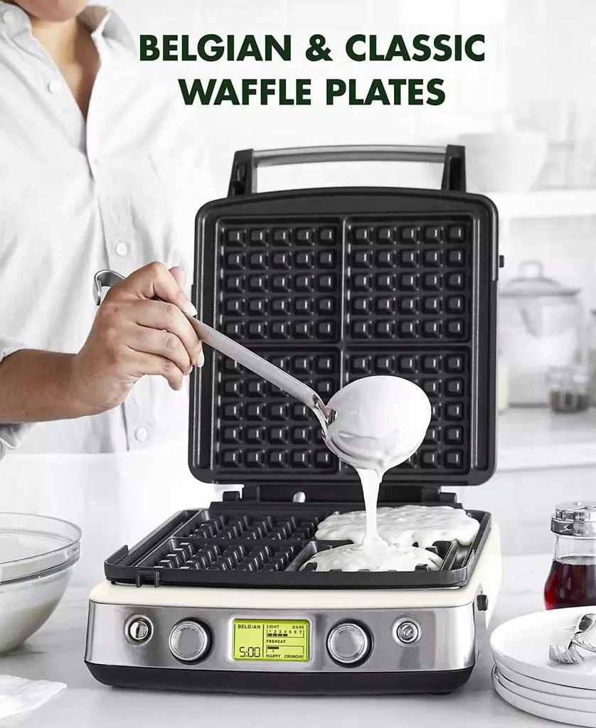 Greenpan Elite 4-Square Nonstick Belgian & Regular Waffle Maker 5