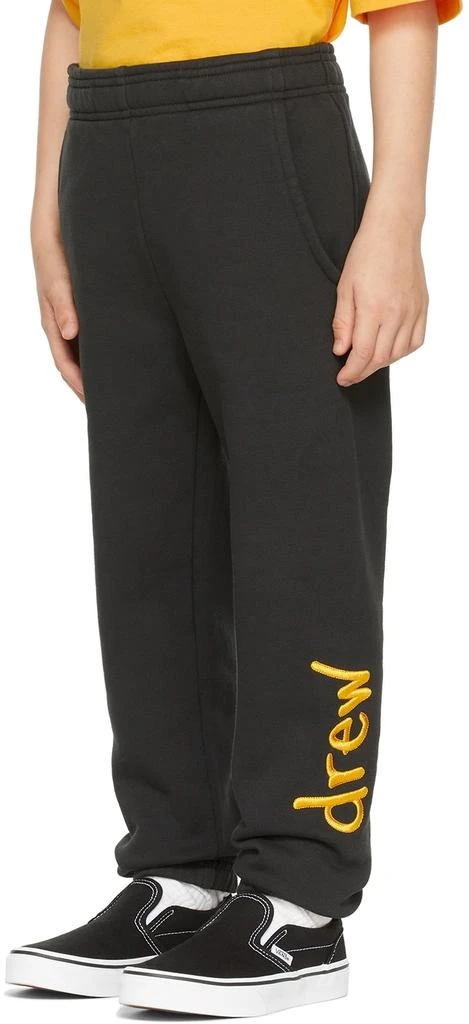 Drew House SSENSE Exclusive Kids Black Painted Mascot Lounge Pants 4