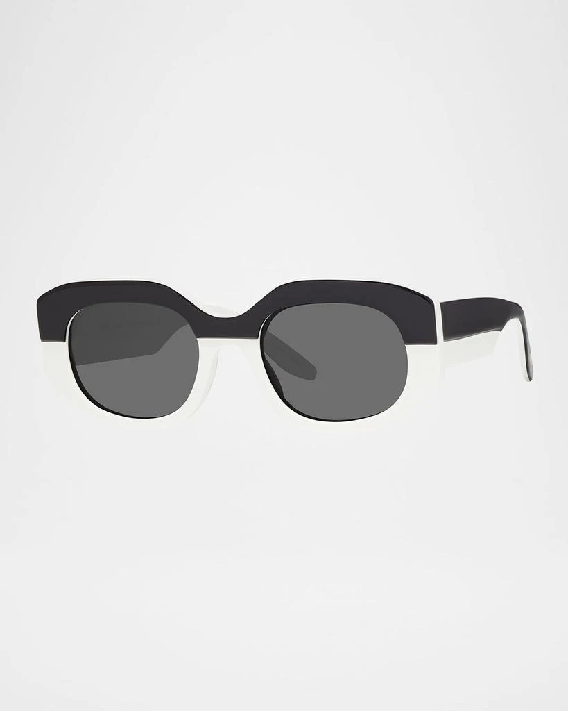 Barton Perreira Sueno Acetate Rectangle Sunglasses 3