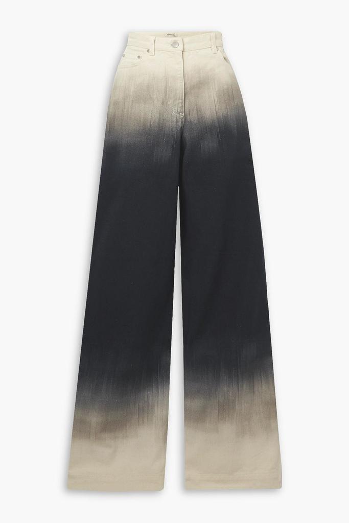 Peter Do Dégradé high-rise wide-leg jeans