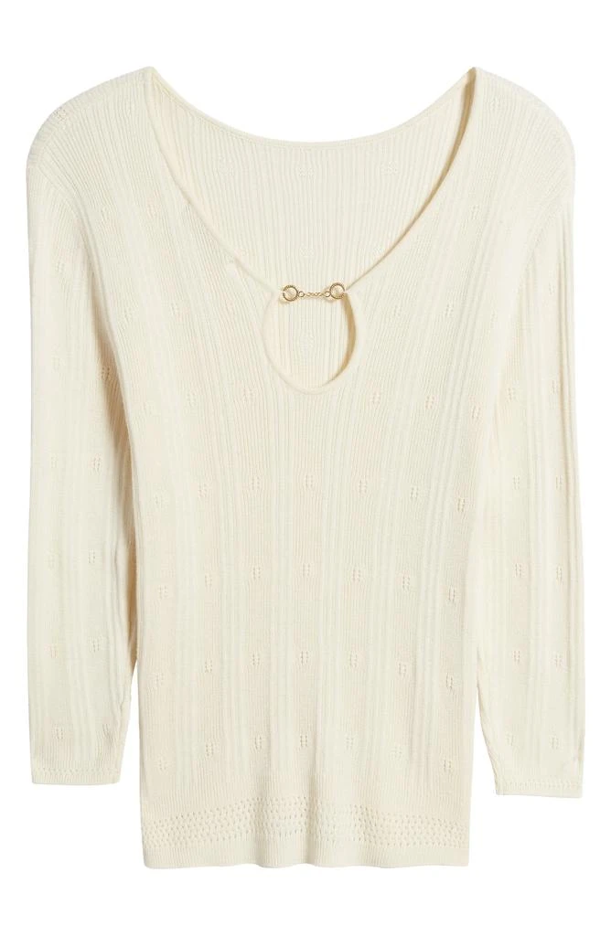 SESSUN Isla Keyhole Rib Sweater 5
