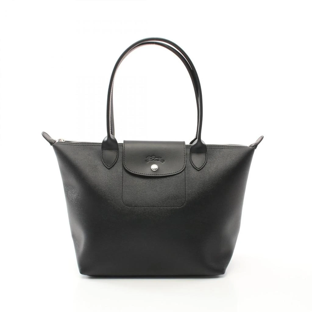 Longchamp Le Pliage City Tote Bag Canvas Leather 1