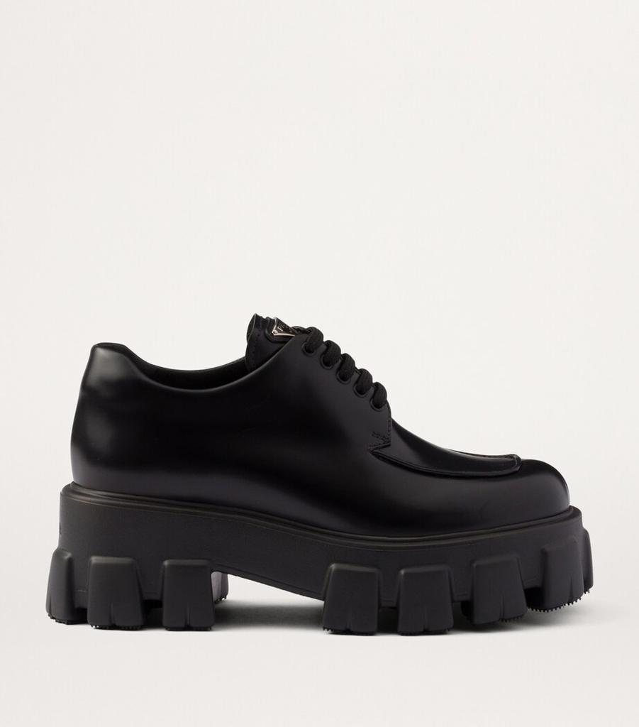 Prada Prada Monolith Lace-Up Loafers 55 - Single Shoes - BeyondStyle