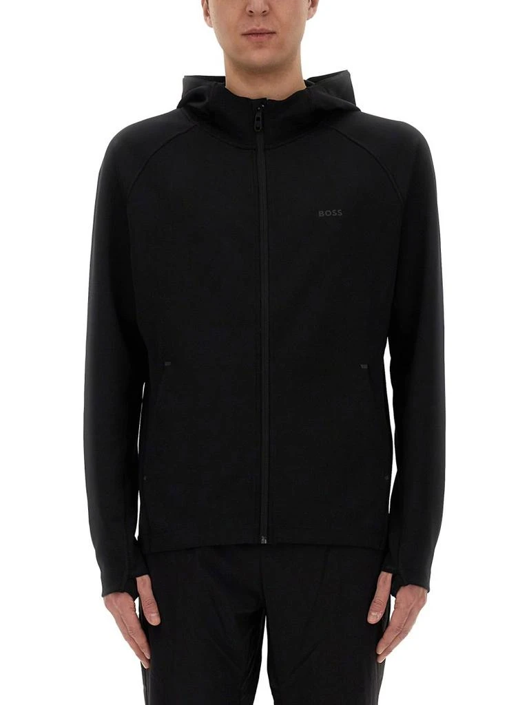 Hugo Boss Boss Hugo Boss Active Stretch Zip-Up Hoodie 1