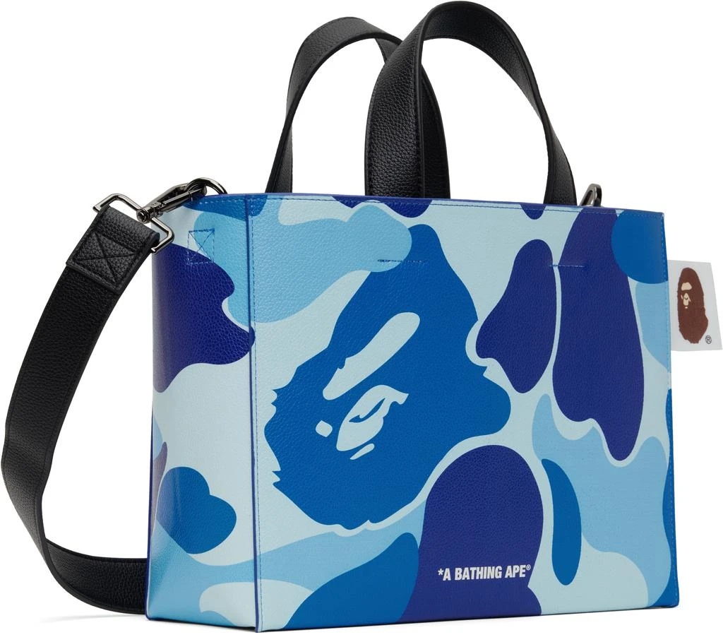 Bape Blue ABC Camo PU Leather Bag 3