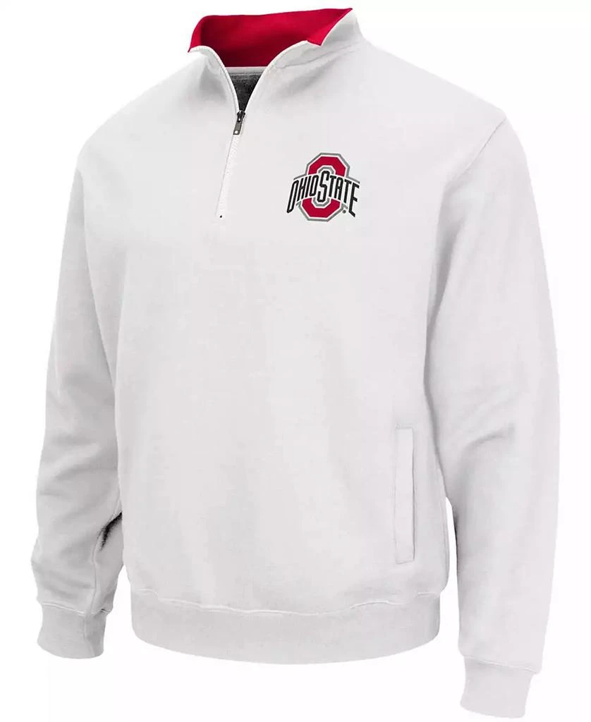 Colosseum Men's White Ohio State Buckeyes Tortugas Team Logo Quarter-Zip Jacket 3