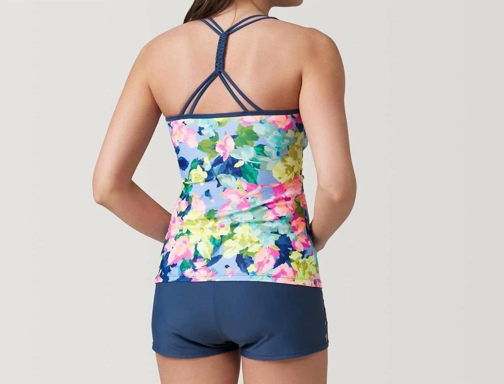 Free Country Free Country - Blooms Macrame Back Tankini Top 2