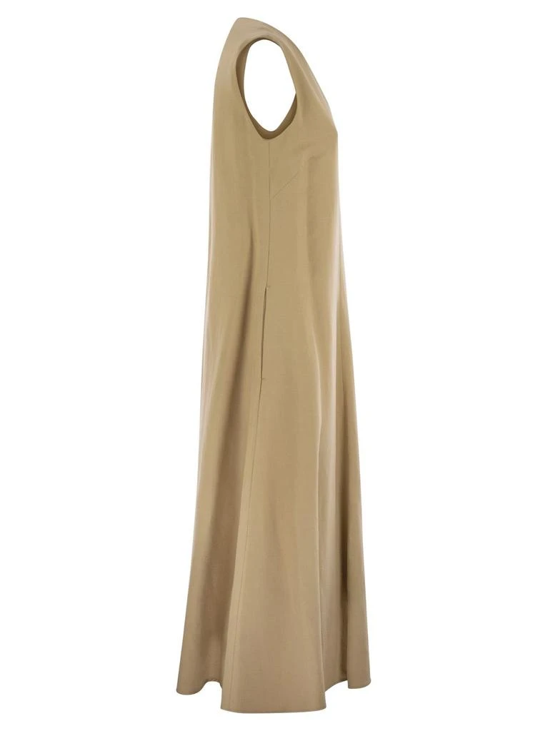Weekend Max Mara Weekend Max Mara Egoista V-Neck Sleeveless Midi Dress 3