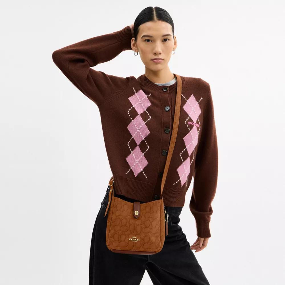 Coach Hadley Mini Crossbody Bag In Signature Suede