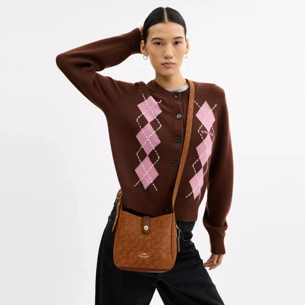 Coach Hadley Mini Crossbody Bag In Signature Suede 2