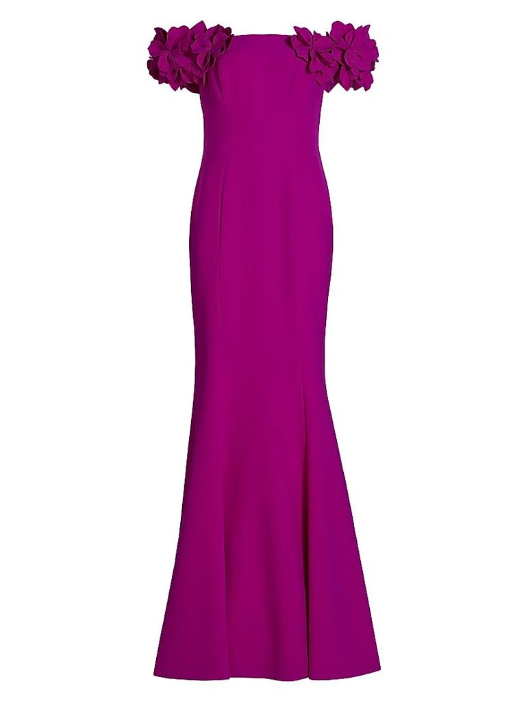 teri jon evening dresses saks fifth avenue Off-the-Shoulder Sweetheart Long Prom Dress Split With Beadings – Ballbella main image 0
