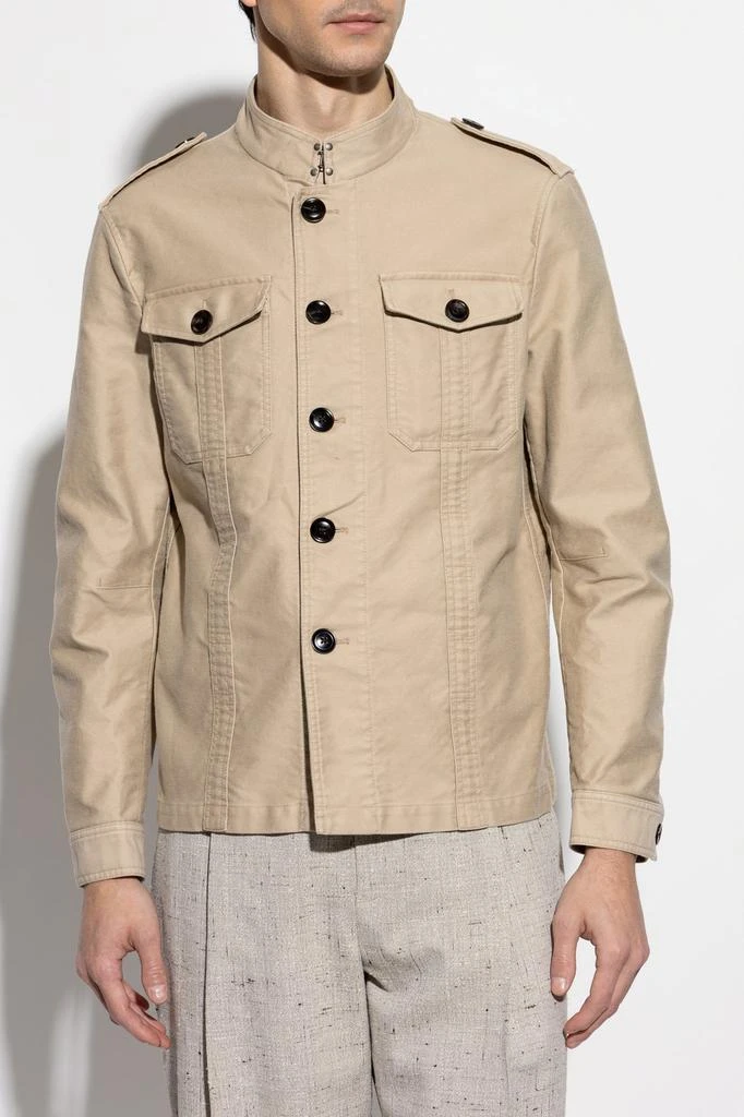 Tom Ford Tom Ford Satin Stand Collar Outershirt 2