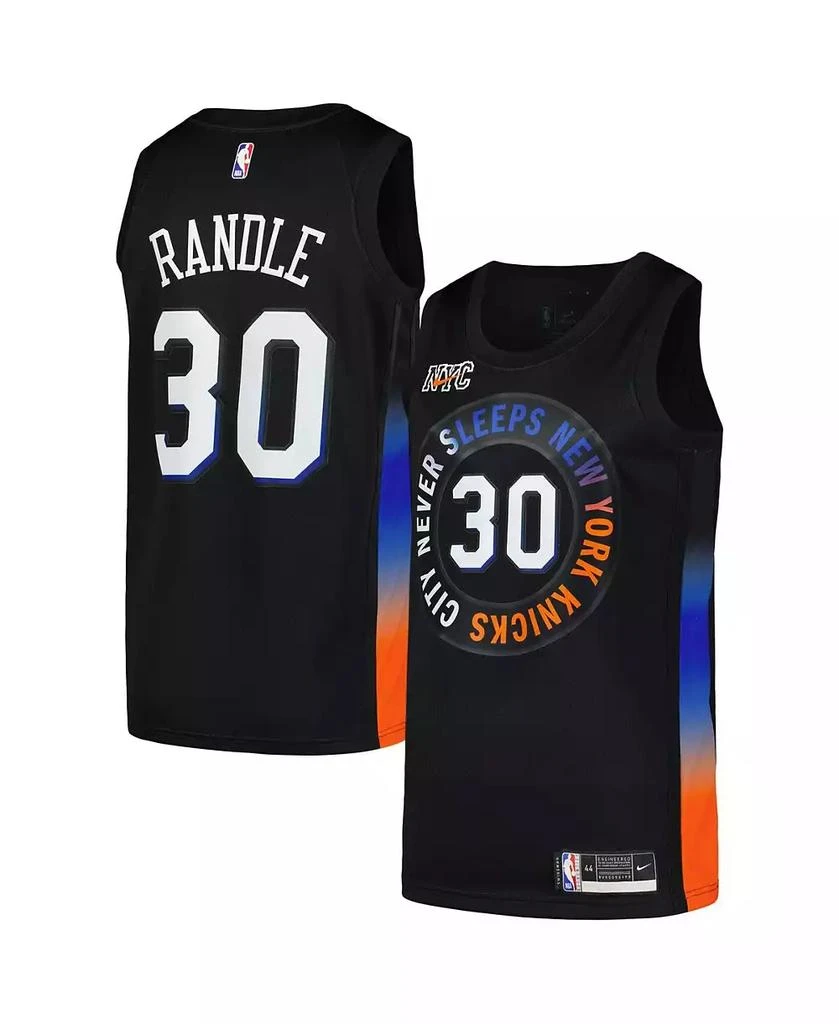 NIKE Men’s Julius Randle Black New York Knicks Swingman Player Jersey - City Edition 1
