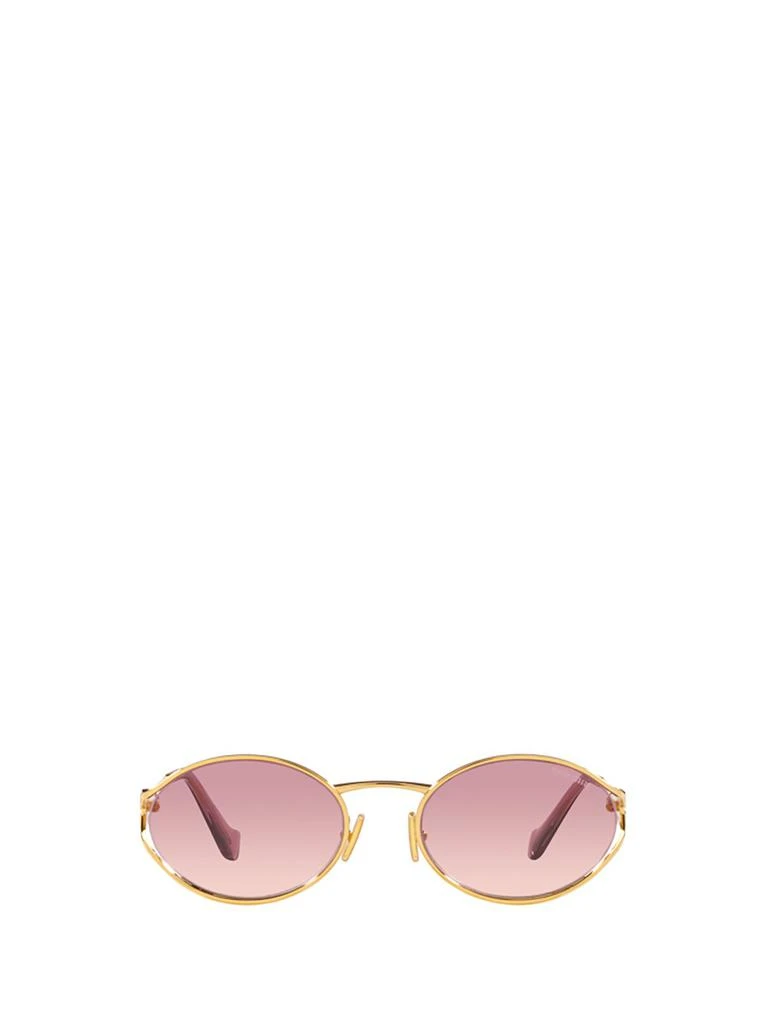 Miu Miu Eyewear Miu Miu Eyewear Oval Frame Sunglasses 1