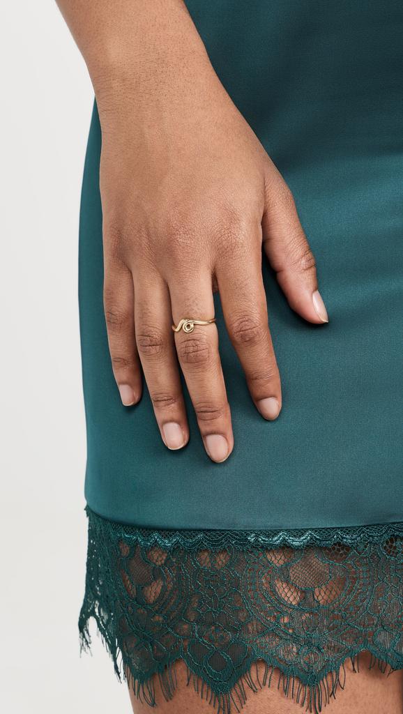 Bea Bongiasca Gold Wave Ring