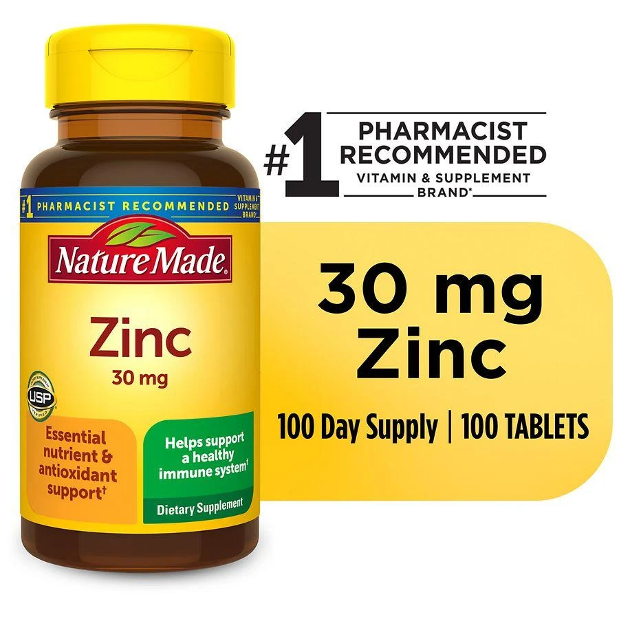 Nature Made Zinc 30 mg Tablets 7