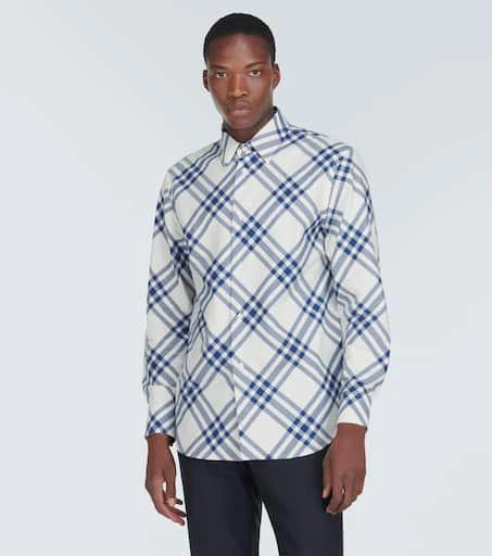 Burberry Checked cotton flannel shirt 3