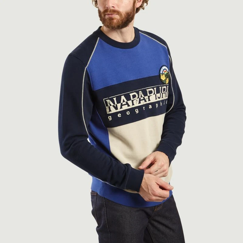 NAPAPIJRI Bishop C sweater Medieval Blue NAPAPIJRI 2
