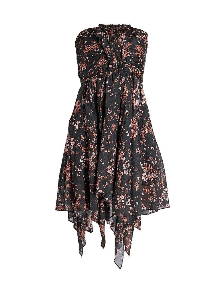 Isabel Marant Amanda Geometric Strapless Minidress 1
