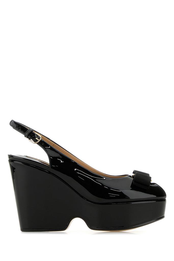 Salvatore Ferragamo Brick suede Renee wedges - Wedge Sandals