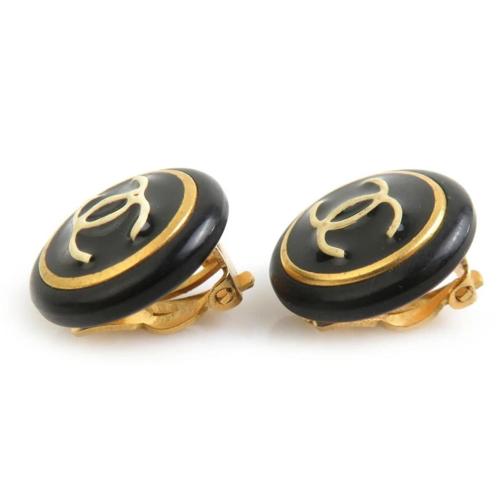 Chanel gold Metal Clip Earrings (Pre-Owned) 2