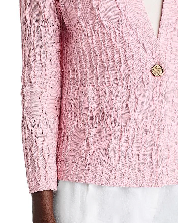 Misook Tonal Plaid Knit Jacket 6