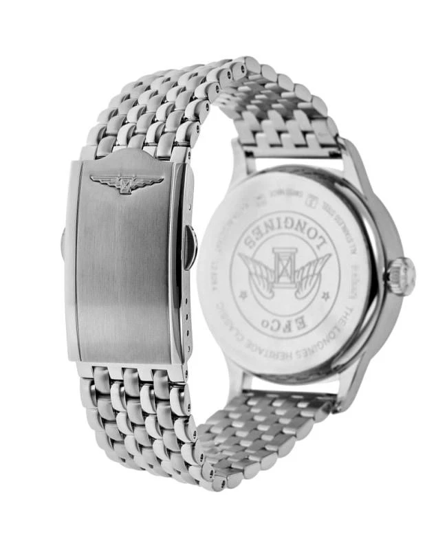 Longines Longines Heritage Classic Sector Black Dial Steel Men's Watch L2.828.4.53.6 4