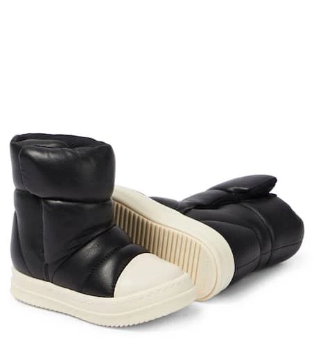 Rick Owens Kids Baby Puffer leather boots 5