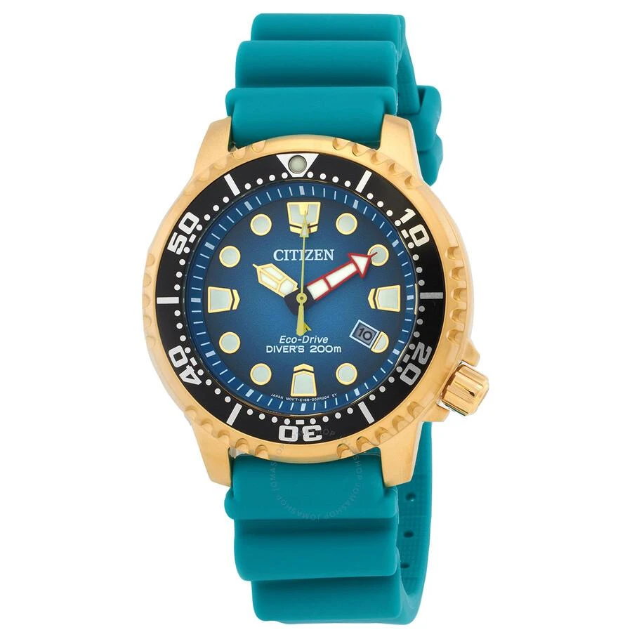 Citizen Eco-Drive Promaster Dive Turquoise Dial Men's Watch BN0162-02X 1