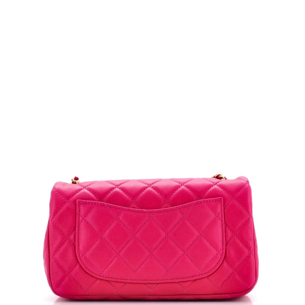 Chanel Pearl Crush Flap Bag Quilted Lambskin Mini 4